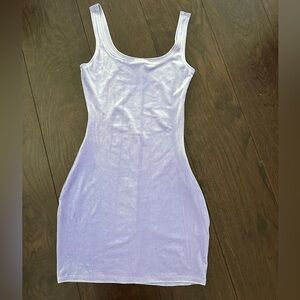 Superdown Lavender Velvet Mini Dress